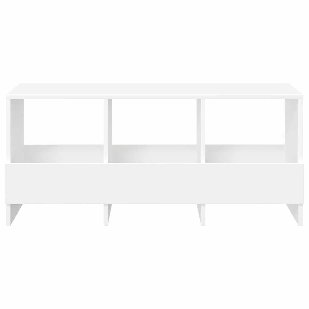 Produktbild för Tidningshylla Vit 102 x 30 x 45 cm