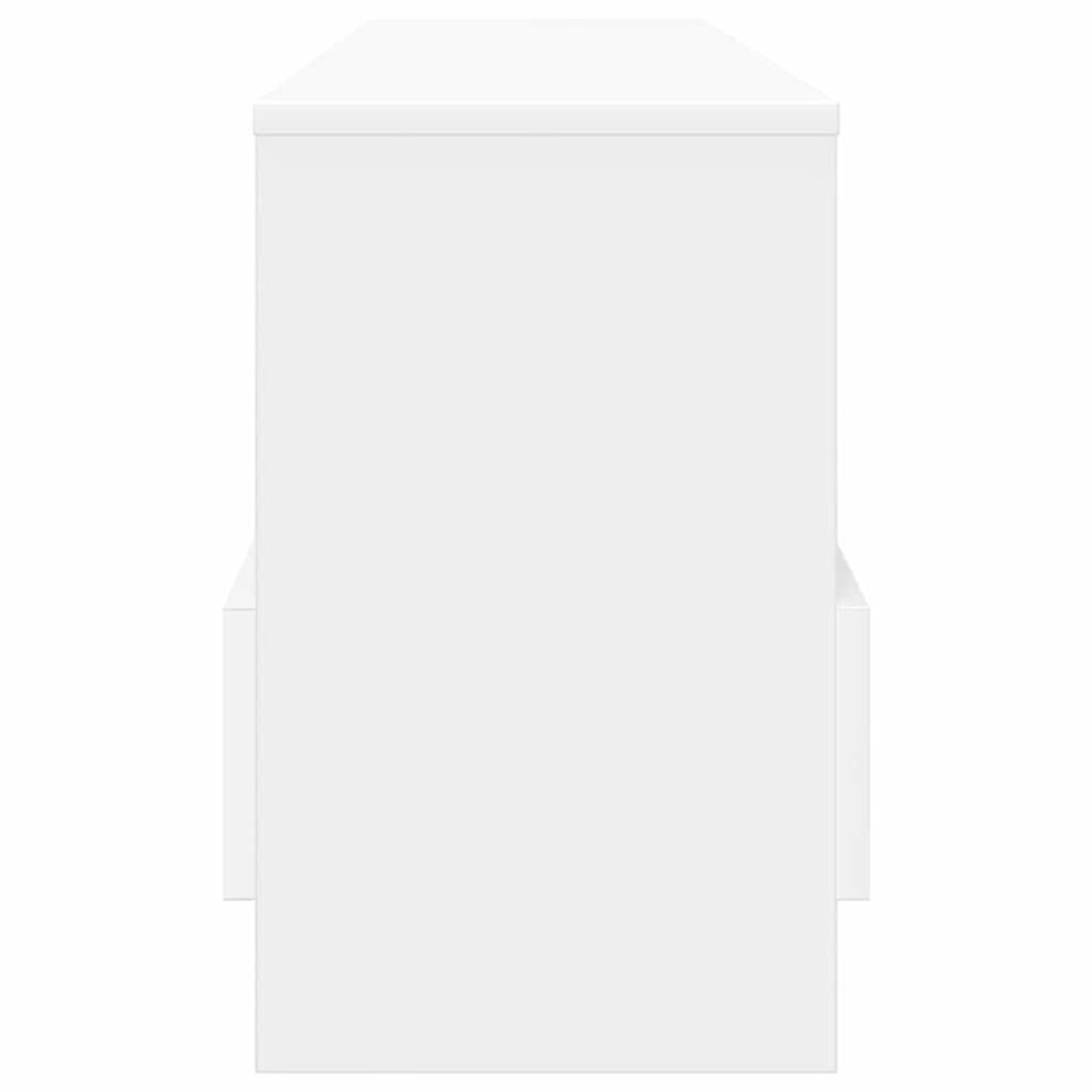 Produktbild för Tidningshylla Vit 102 x 30 x 45 cm