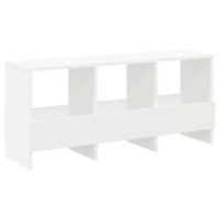Produktbild för Tidningshylla Vit 102 x 30 x 45 cm