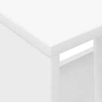 Produktbild för Tidningshylla Vit 102 x 30 x 45 cm