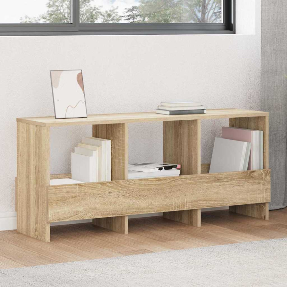 Produktbild för Tidningshylla Sonoma-ek 102 x 30 x 45 cm