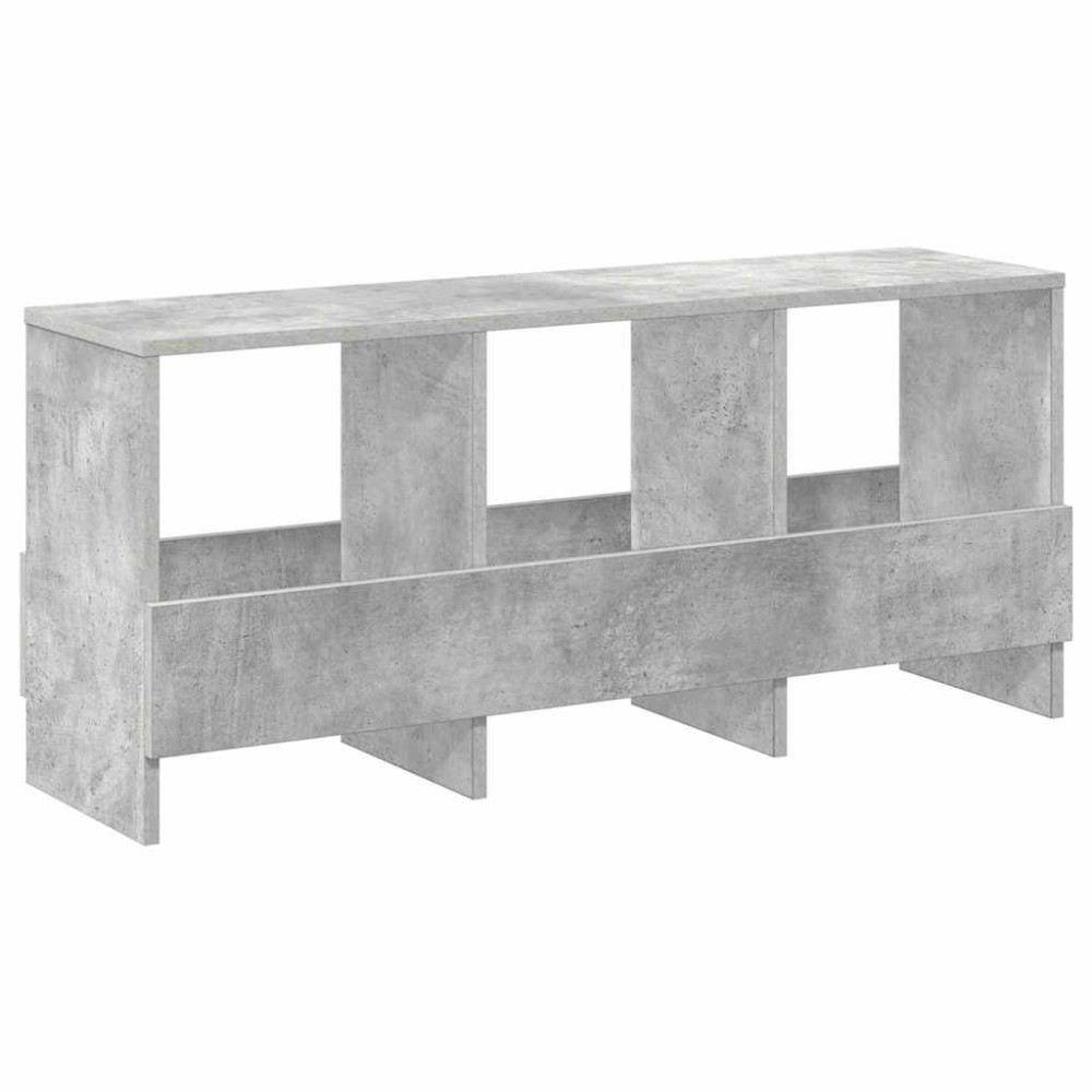 Produktbild för Tidningshylla Betonggrå 102 x 30 x 45 cm