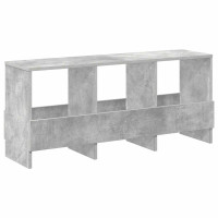 Produktbild för Tidningshylla Betonggrå 102 x 30 x 45 cm