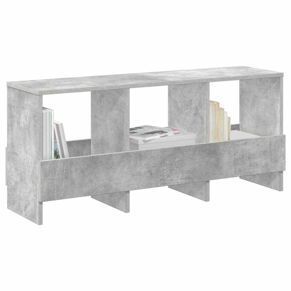 Produktbild för Tidningshylla Betonggrå 102 x 30 x 45 cm