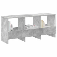 Produktbild för Tidningshylla Betonggrå 102 x 30 x 45 cm