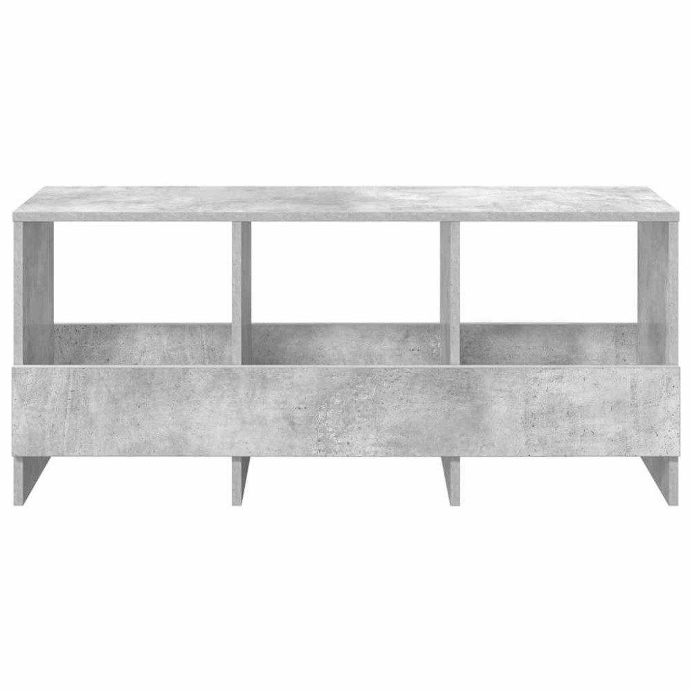 Produktbild för Tidningshylla Betonggrå 102 x 30 x 45 cm