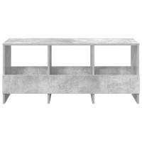 Produktbild för Tidningshylla Betonggrå 102 x 30 x 45 cm