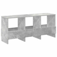 Produktbild för Tidningshylla Betonggrå 102 x 30 x 45 cm