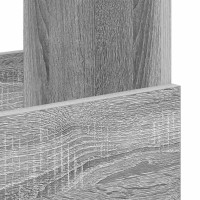 Produktbild för Tidningshylla Grå Sonoma 102 x 30 x 45 cm
