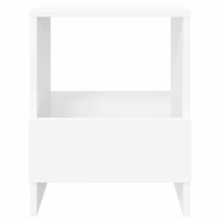 Produktbild för Tidningshylla Vit 35 x 30 x 45 cm