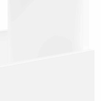Produktbild för Tidningshylla Vit 35 x 30 x 45 cm