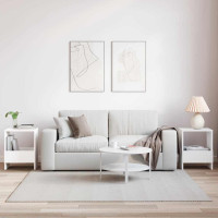 Produktbild för Tidningshylla 2 pcs Vit 35 x 30 x 45 cm