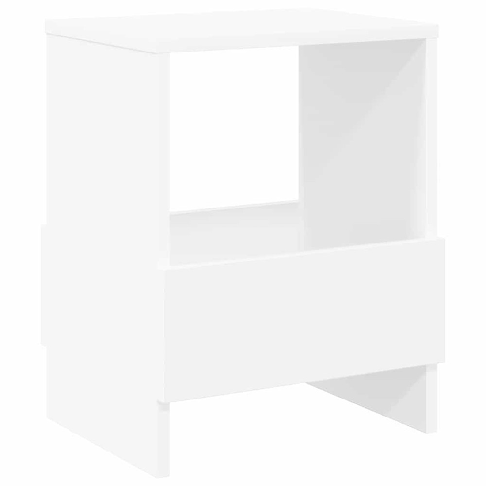 Produktbild för Tidningshylla 2 pcs Vit 35 x 30 x 45 cm