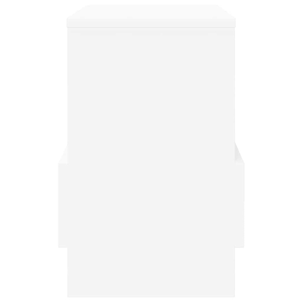 Produktbild för Tidningshylla 2 pcs Vit 35 x 30 x 45 cm