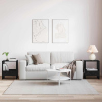 Produktbild för Tidningshylla 2 pcs Svart Ek 35 x 30 x 45 cm