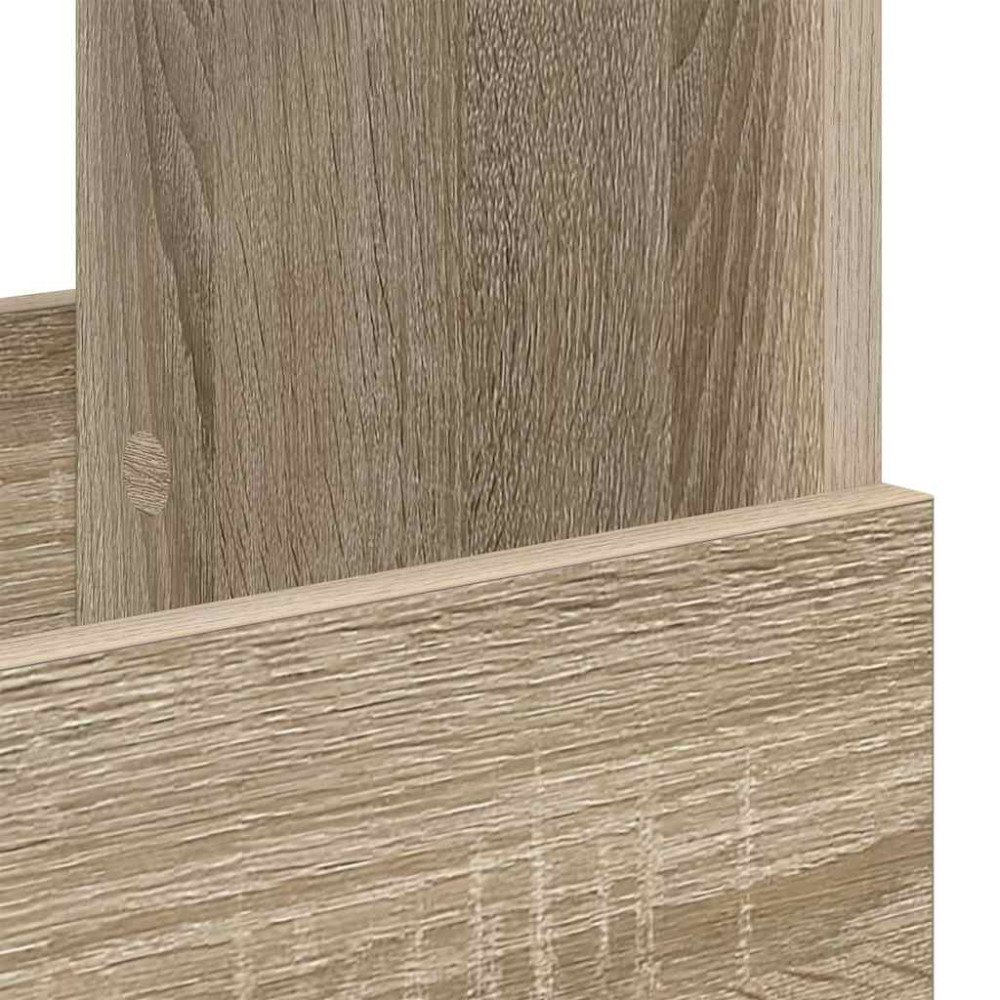 Produktbild för Tidningshylla 2 pcs Sonoma-ek 35 x 30 x 45 cm