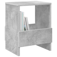 Produktbild för Tidningshylla Betonggrå 35 x 30 x 45 cm