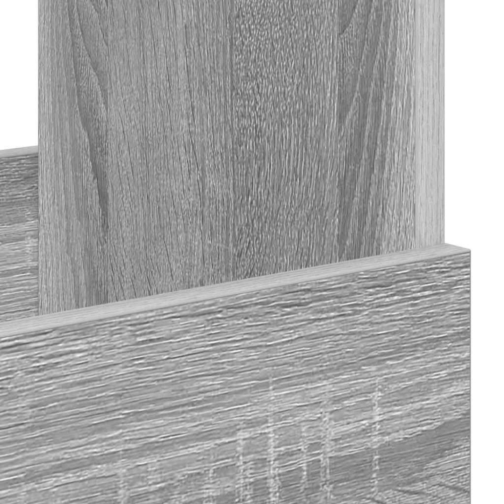 Produktbild för Tidningshylla 2 pcs Grå Sonoma 35 x 30 x 45 cm