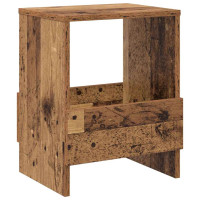 Produktbild för Tidningshylla Gammalt trä 35 x 30 x 45 cm