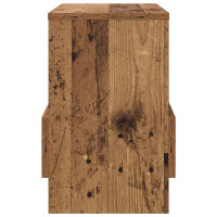 Produktbild för Tidningshylla 2 pcs Gammalt trä 35 x 30 x 45 cm