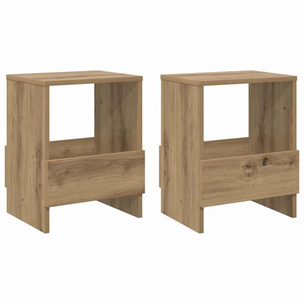 Produktbild för Tidningshylla 2 pcs Artisan Ek 35 x 30 x 45 cm
