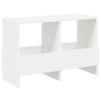 Produktbild för Tidningshylla Vit 68,5 x 30 x 45 cm