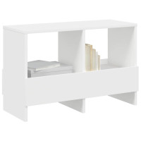 Produktbild för Tidningshylla Vit 68,5 x 30 x 45 cm