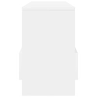 Produktbild för Tidningshylla Vit 68,5 x 30 x 45 cm