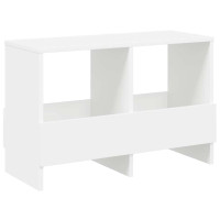 Produktbild för Tidningshylla Vit 68,5 x 30 x 45 cm