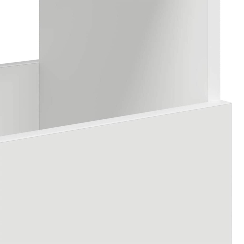 Produktbild för Tidningshylla Vit 68,5 x 30 x 45 cm