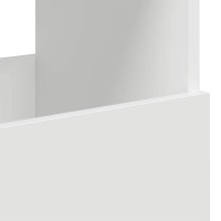 Produktbild för Tidningshylla Vit 68,5 x 30 x 45 cm
