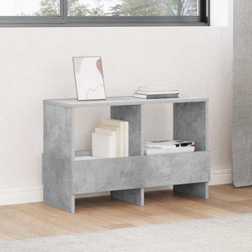 vidaXL Tidningshylla Betonggrå 68,5 x 30 x 45 cm