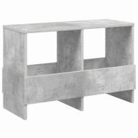 Produktbild för Tidningshylla Betonggrå 68,5 x 30 x 45 cm