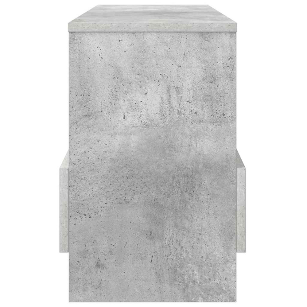 Produktbild för Tidningshylla Betonggrå 68,5 x 30 x 45 cm