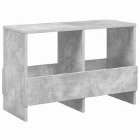 Produktbild för Tidningshylla Betonggrå 68,5 x 30 x 45 cm