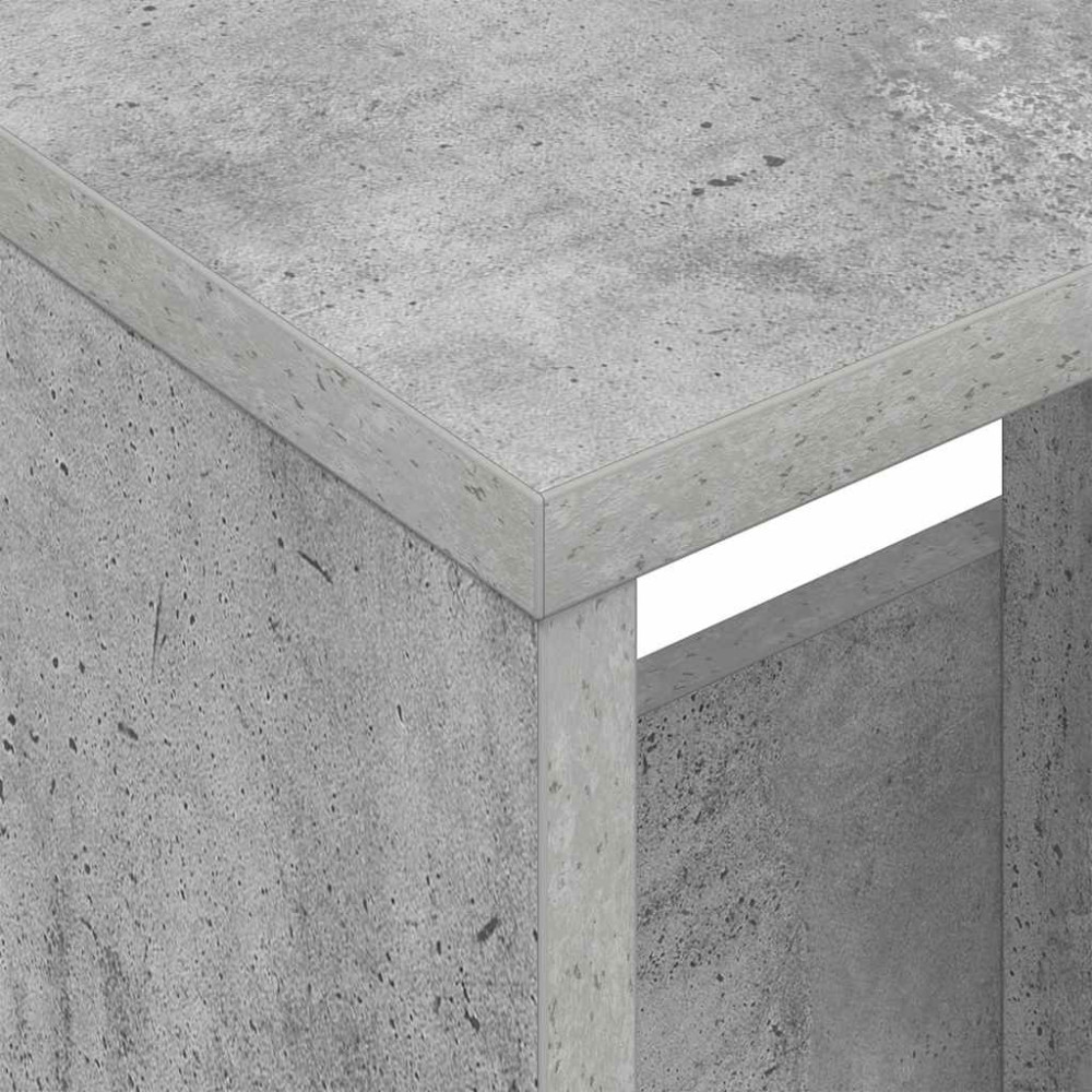 Produktbild för Tidningshylla Betonggrå 68,5 x 30 x 45 cm