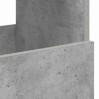 Produktbild för Tidningshylla Betonggrå 68,5 x 30 x 45 cm