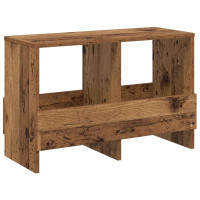 Produktbild för Tidningshylla Gammalt trä 68,5 x 30 x 45 cm