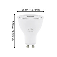 Produktbild för EGLO CONNECT-Z GU10 smarta lampor