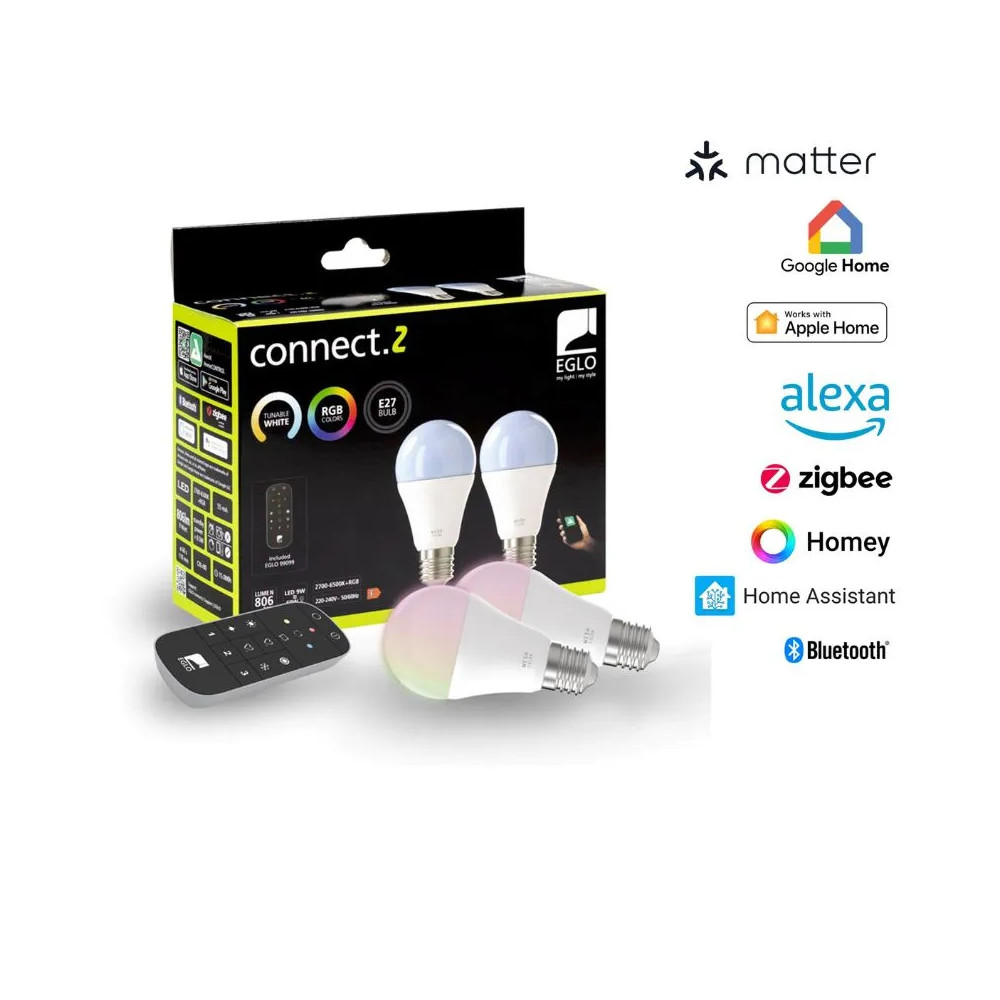 Produktbild för EGLO CONNECT-Z E27 Smarta Glödlampor