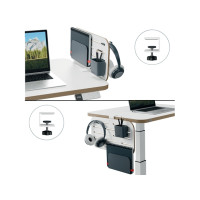 Produktbild för Leitz Ergo Small - pegboard skrivbord organiserare - vit