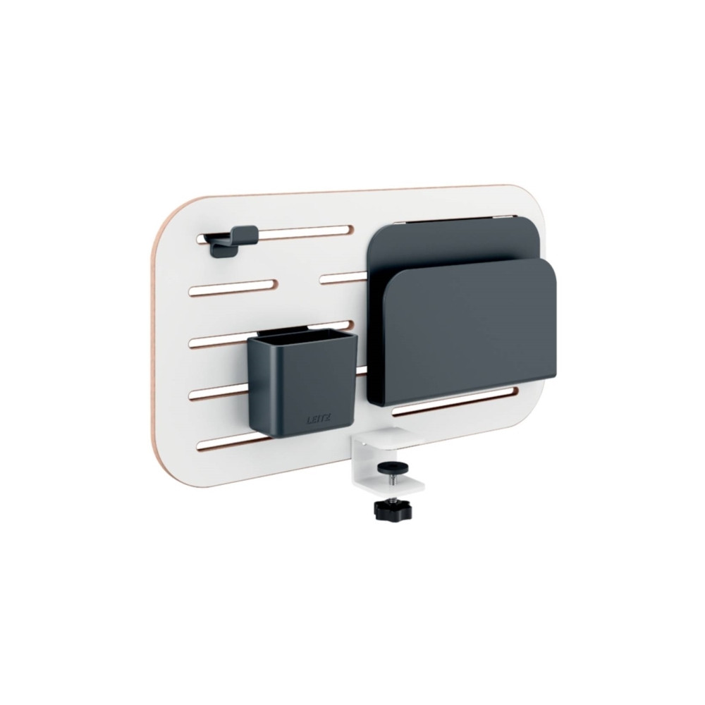Produktbild för Leitz Ergo Small - pegboard skrivbord organiserare - vit