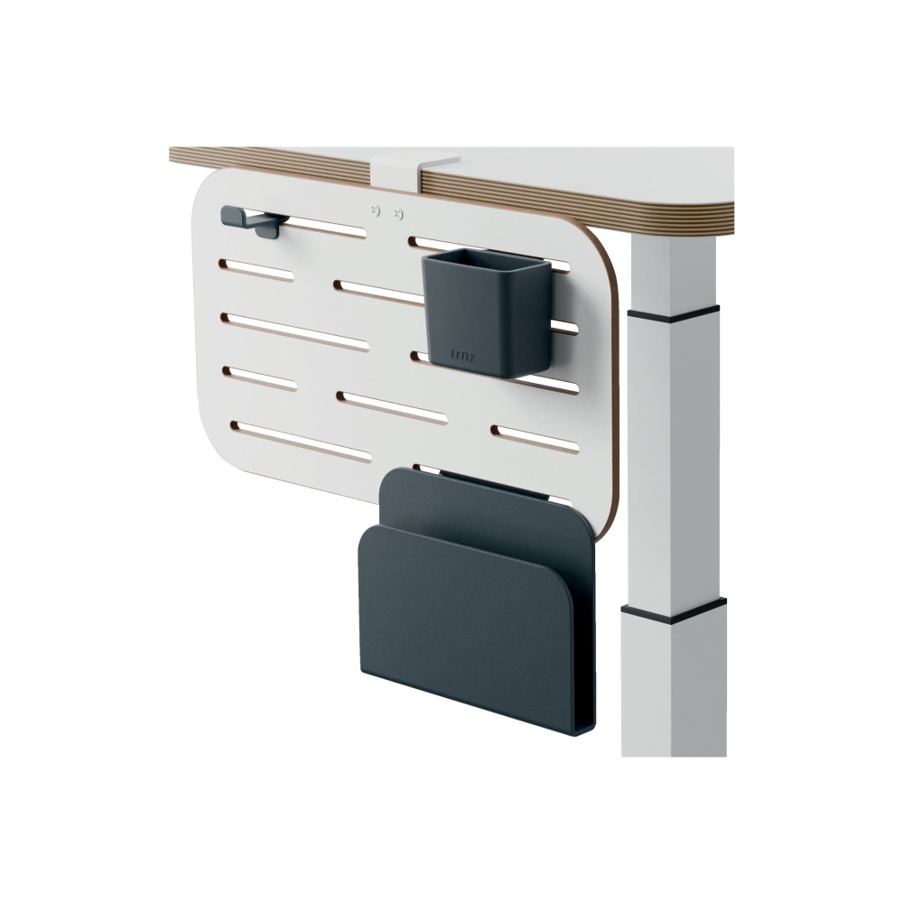 Produktbild för Leitz Ergo Small - pegboard skrivbord organiserare - vit