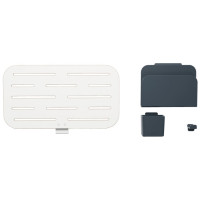 Produktbild för Leitz Ergo Small - pegboard skrivbord organiserare - vit