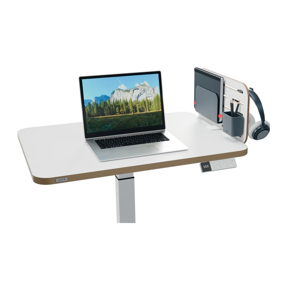Produktbild för Leitz Ergo Small - pegboard skrivbord organiserare - vit