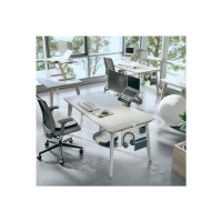Produktbild för Leitz Ergo Small - pegboard skrivbord organiserare - vit