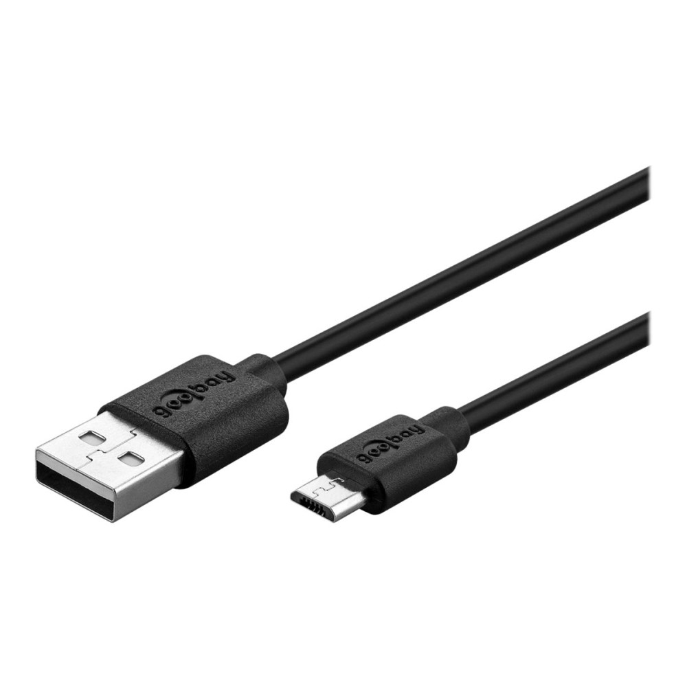 Produktbild för goobay - USB-kabel - mikro-USB typ B till USB - 2 m