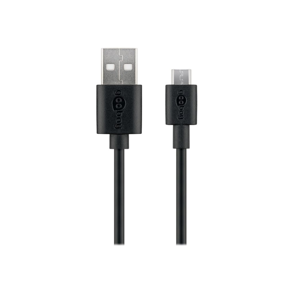 Produktbild för goobay - USB-kabel - mikro-USB typ B till USB - 2 m