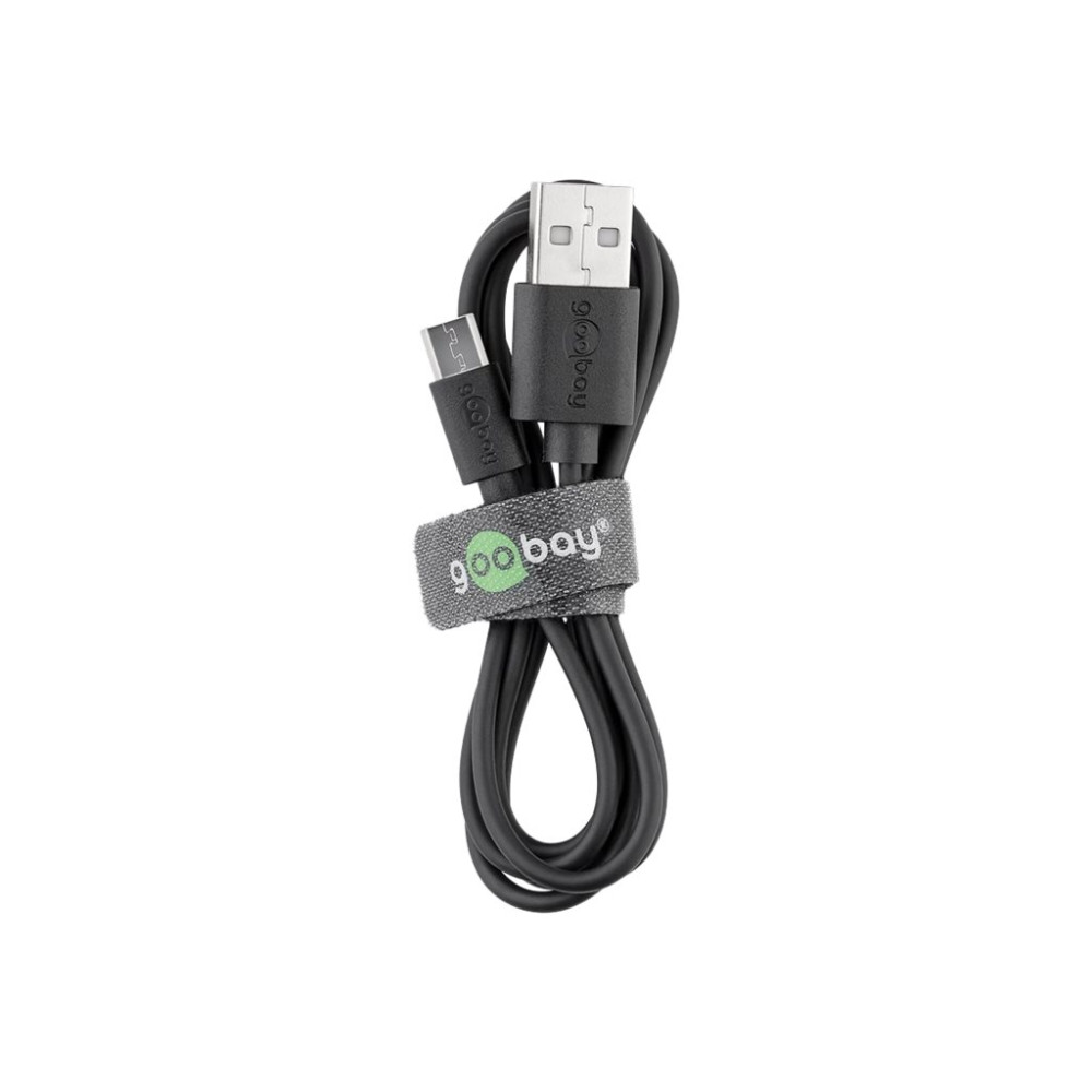 Produktbild för goobay - USB-kabel - mikro-USB typ B till USB - 2 m