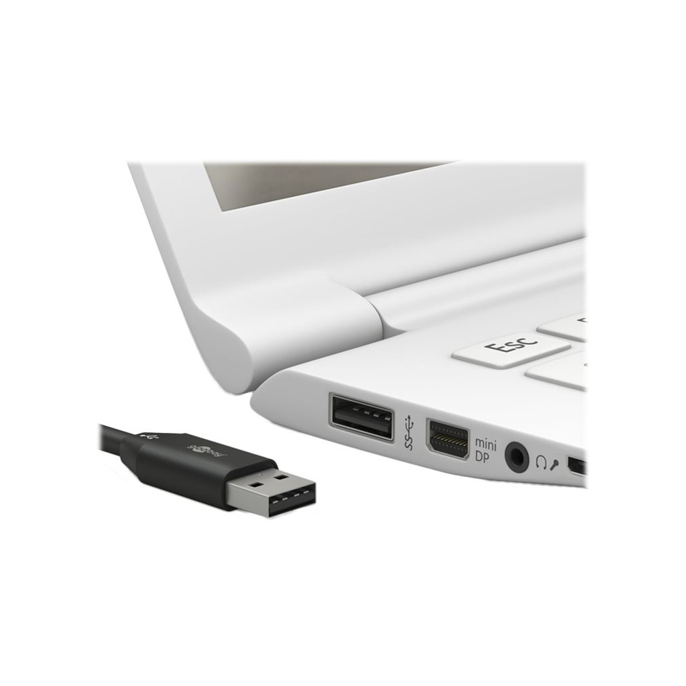 Produktbild för goobay - USB-kabel - mikro-USB typ B till USB - 2 m